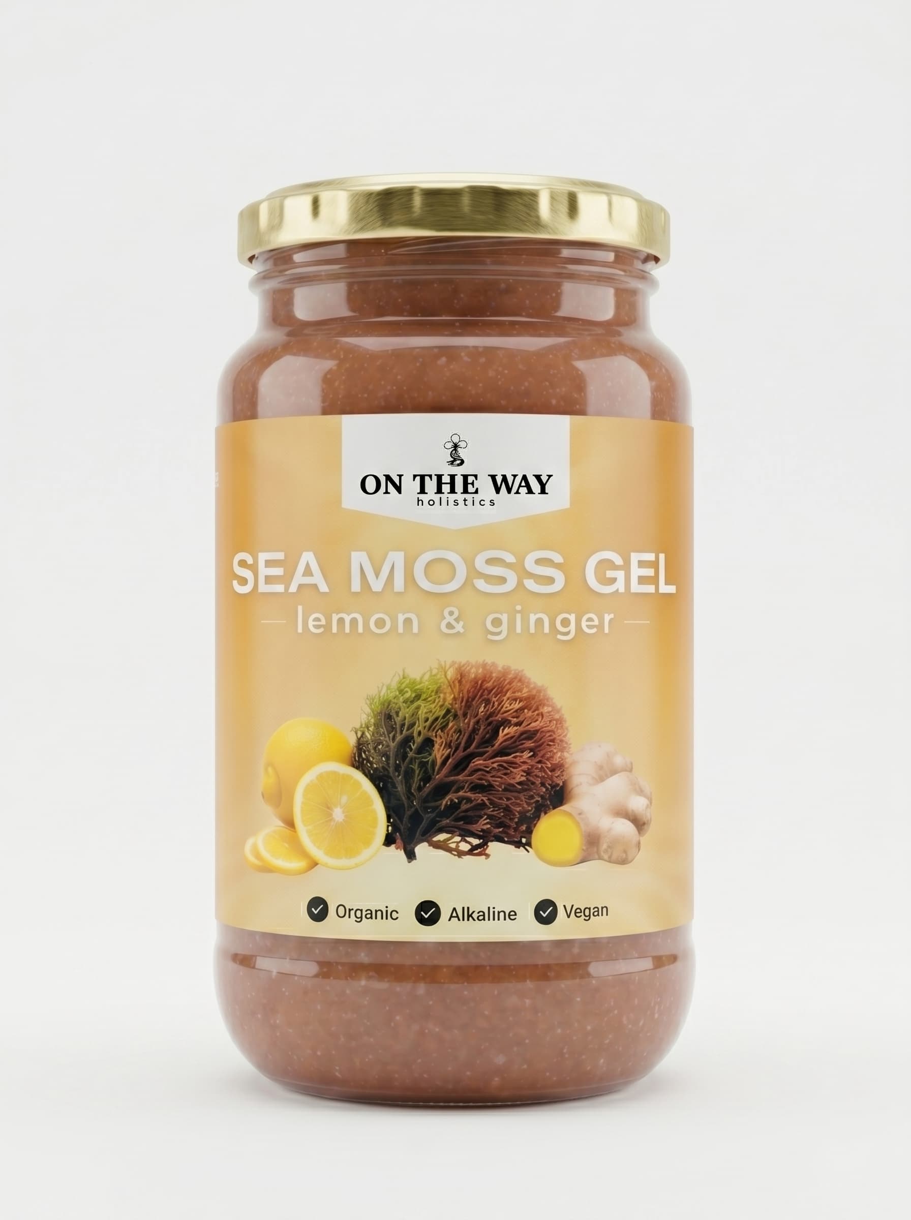 Sea Moss Gel, Lemon & Ginger